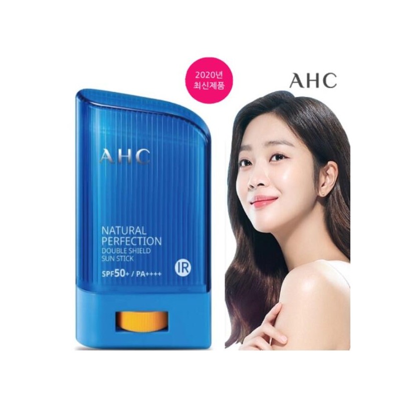 AHC 2025년 최신제조 AHC 내추럴 퍼펙션 더블쉴드 선스틱 14g/22g 2개