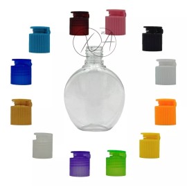 Pet 50 Botella Envase 30 Ml P/ Gel Antibacterial Tapa  Flip Top!