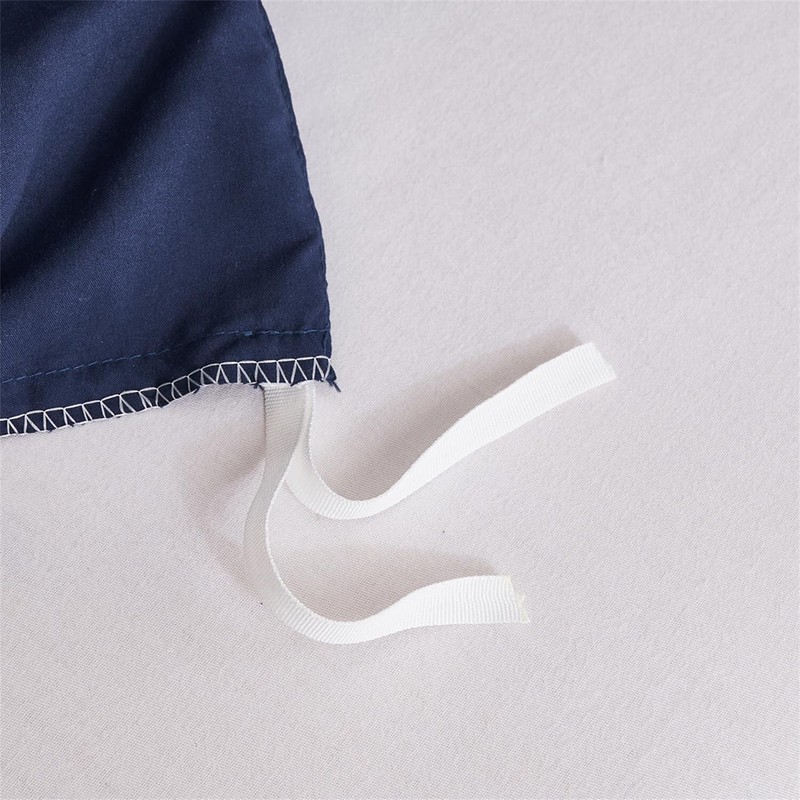 Gezu Bed Linen 135 x 200 cm Cotton Navy Blue
