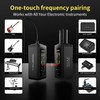 UHF Wireless Guitar System with Antenna,260FT Range,32 Channels,Dual Volume Control,Rechargeable