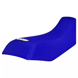 Honda Fourtrax TRX 70 Gripper Seat Cover 1986 - 1987 BLACK side - BLUE top #279