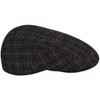 Country Gentleman Wool Blend British Ivy Cap Basalt Plaid, Medium