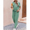 Ekouaer Pajama Sets for Women Short Sleeve Pjs Sets 2