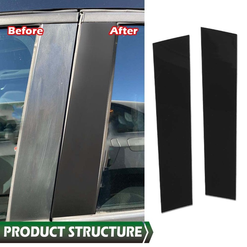 GRAND ORANGE Door Window Pillar Posts Trim Molding Compatible with