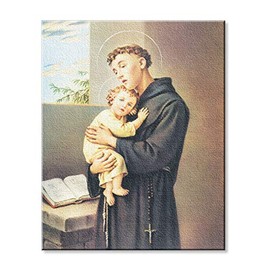 WJ Hirten St. Anthony of Padua 8 x 10 Fine Art Italian Canvas Poster