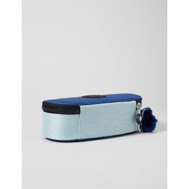 Kipling Duobox Pencil Case, Green (Fresh Denim Bl), Duobox