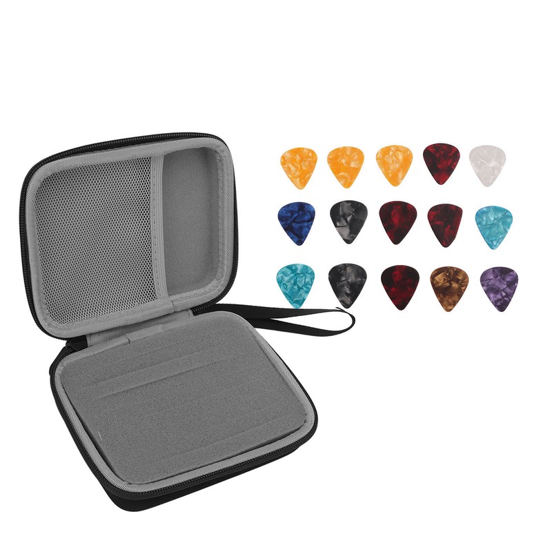 Guitar Pick Bag Set Large Space Waterproof Good Protection EVA