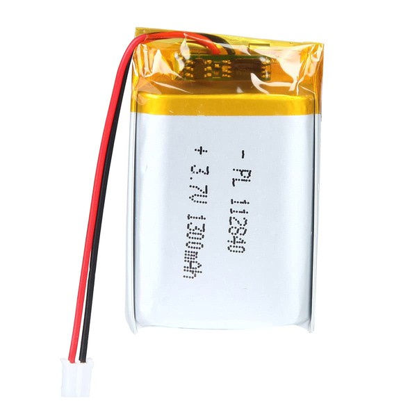 YDL 3.7V 1300mAh 112840 Lipo Battery Rechargeable Lithium Polymer ion Battery Pack with JST Connector