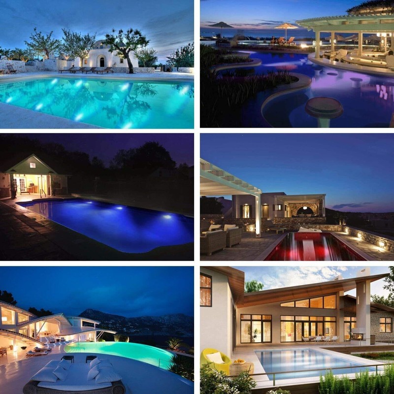 JONAS.C 12V 45W Pool Light Underwater Color Changing LED Lights