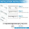 SHOPLED LED Shop Light 8FT, 90W 11700 LM 5000K Daylight