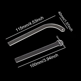 Honbay 12PCS Acrylic Earrings Try-on Stick Ear Stud Hoop Earring Try on Sticks Strip for Mall Retail Store and Personal Home use (2 Style)