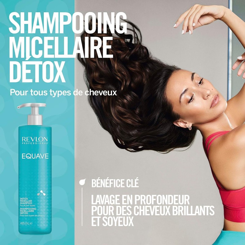 REVLON PROFESSIONAL EQUAVE Shampoo Micelar Detox para todo tipo de