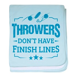 CafePress Funny Discus Throwers Don't Have Baby Blanket, Super Soft Newborn Swaddle