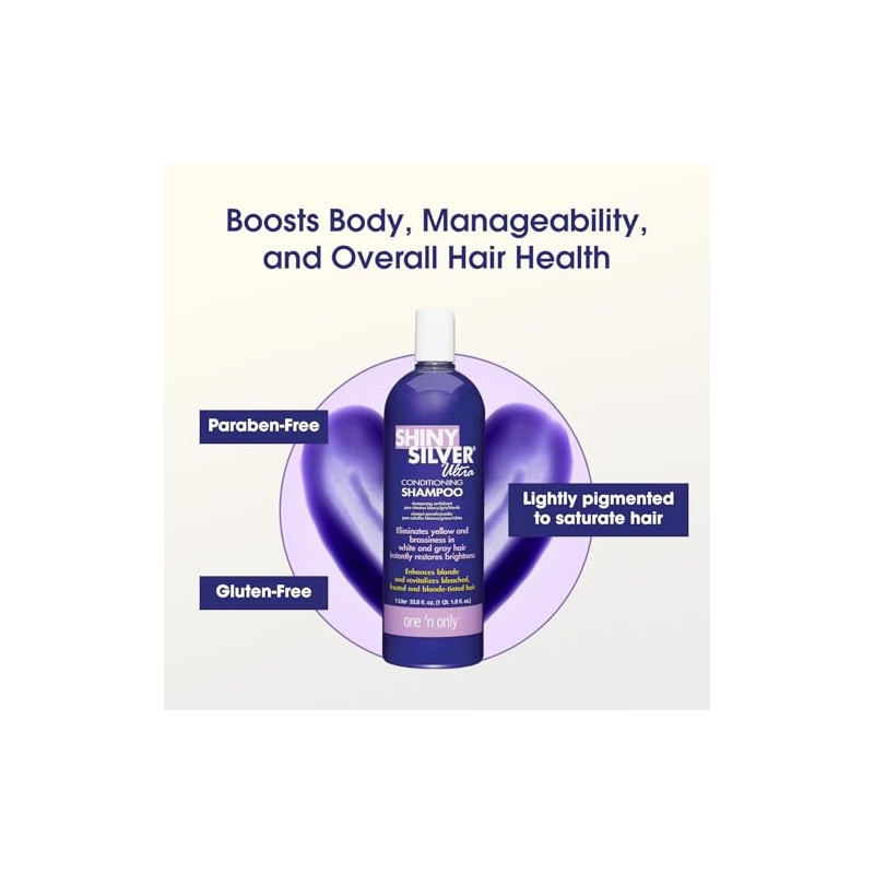 One 'n Only Shiny Silver Ultra Conditioning Shampoo 33.8 fl.