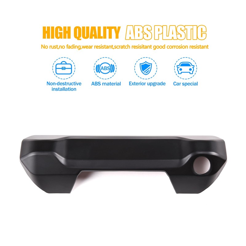 LLKUANG ABS Car Tailgate Handle Decorative Cover Fit for Toyota