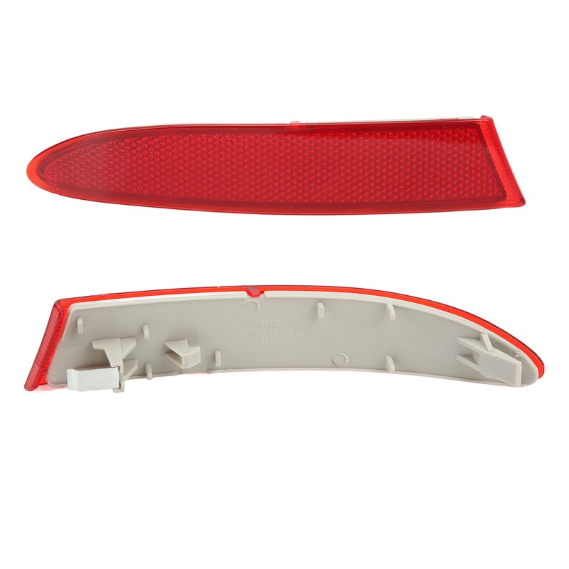 Rear Left Bumper Reflector Waterproof Red Lens Safe Driving 63147217315