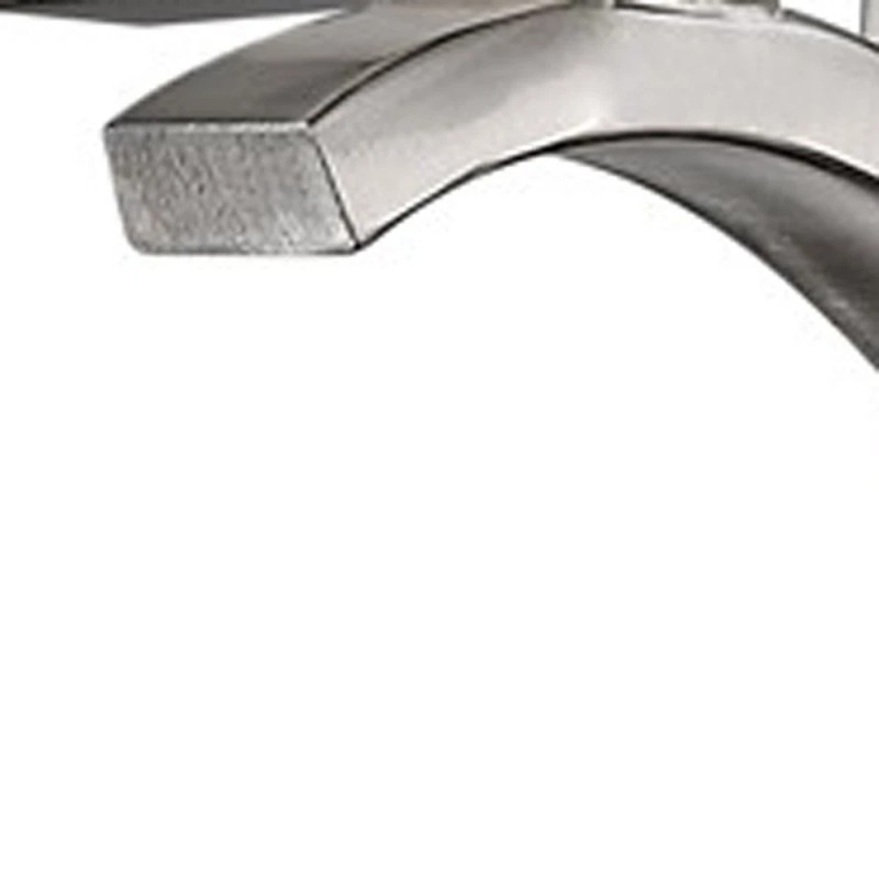 HomeRoots One Light Silver and Glass Wall Sconce