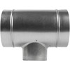 6'' Inch Duct T-Joint Splitter to 4" Inch 90° Degree