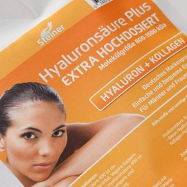 Steiner Hyaluronic Acid Collagen 500mg Hyaluronic Collagen 90 Capsules