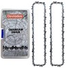 Opuladuo 2PC 10 Inch Chainsaw Chains, Replacement Chain for WORX