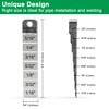 2Pcs 2130 Small Pipe Spacer Wedge Stepped Guage (3/4" x