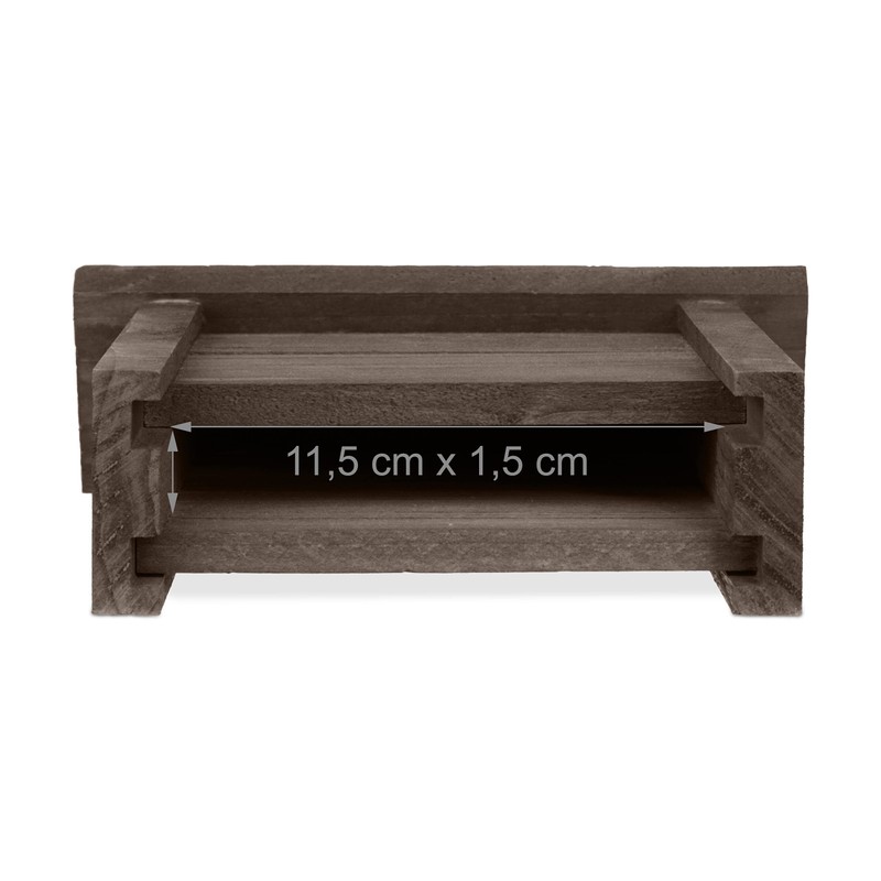 Relaxdays Bat Box, Shelter for Bats, H x W x