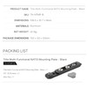 Tilta Multifunctional NATO Mounting Plate with NATO Rail, Cold Shoe