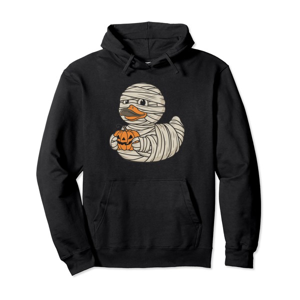 Rubber Duck Mummy Costume Party Rubber Duckie Pullover Hoodie