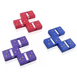 SUMAG Zig Zag Stick Magic Tricks Cut Restore Stick Magie Accessories Children Magic Toys Close-up Gimmicks Mentalism Illusions Props (Blue)