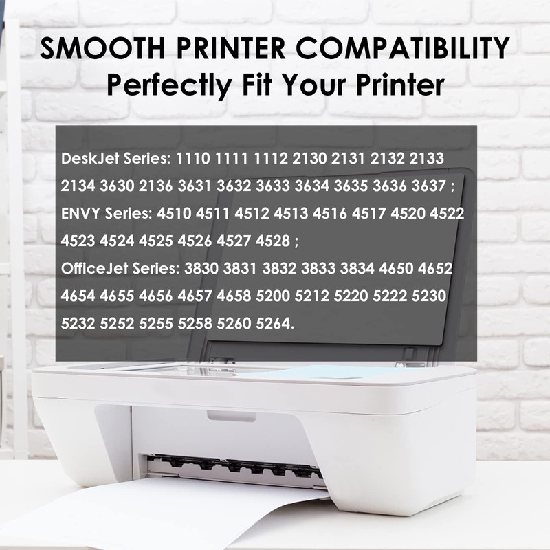 USUPERINK Remanufactured 63 High Yield Ink Cartridge Replacement for HP