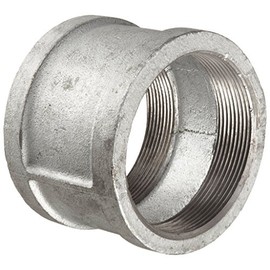 Anvil 8700133658, Malleable Iron Pipe Fitting, Coupling, 1" NPT Female, Galvanized Finish