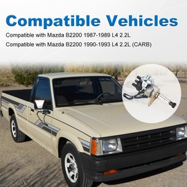 JDMON Ignition Distributor with Cap and Rotor Compatible with Mazda B2200 1987-1993 L4 2.2L Replacement for 31-882, 84-882, DST882, T4T67473, MZ38, F24018200, 31882, 84882