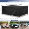Richwon Richwon Patio Furniture Covers, Outdoor Table Covers Waterproof Rectangle,