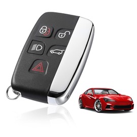 Key Cover Key For Range Rover Evoque Key Cover Matrix 5 Button Car Key Fob Cover Replacement For For Range Rover Sport Evoque Land Rover Discovery 4 Freelander Jaguar Remote Key Case Shell