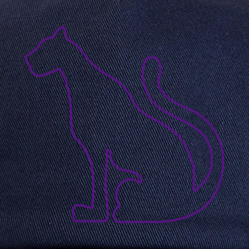 CafePress Sigma Lambda Gamma Panther Outline Unique Adjustable Baseball Hat