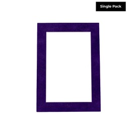 24x36 Mat Bevel Cut for 22x30 Photos - Acid Free Purple Crocus Suede Precut Matboard - For Pictures, Photos, Framing - 4-ply Thickness