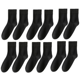 Womens black socks Ladies Black Socks 6 pairs of Womens socks size 4-7 socks for Work, Home, Sports, Running Socks, Walking, Gym, Black Womens Socks Black Ladies Socks women's socks