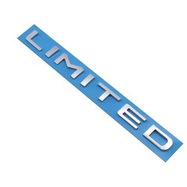 1x Limited Letter Car Side Rear Trunk Emblem 3D Badge Decals (Silver)
