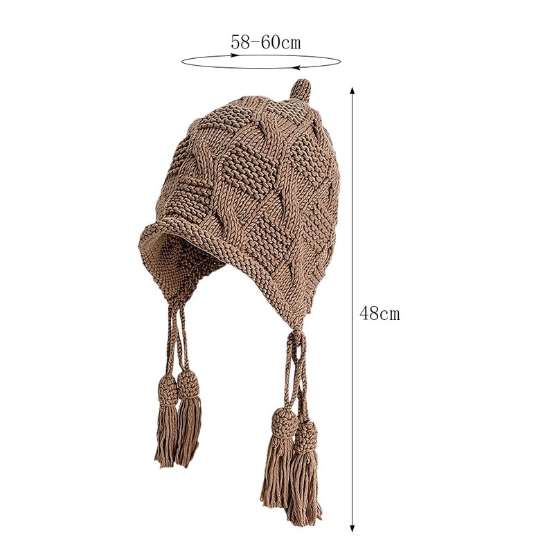 Women's Knit Hat, Autumn/Winter, Cold Protection, Knit Cap, Hat with