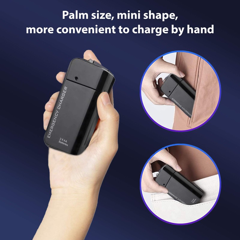Success4Sport Portable AA Battery Travel Charger for LG LS777 and
