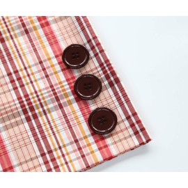 GANSSIA 1 Inch (25mm) Brown Color Buttons for Sewing Flatback Button Sweater Sewing or Crafting Pack of 50PCS