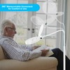 10X 20X Magnifying Glass with Light and Stand, 36 LED