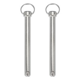 sourcing map Quick Release Pin, Dia 1/2"(12mm) Usable Length 4.33"(110mm) Total Length 5.98"(152mm) Bimini Top Pin Marine Hardware Carbon Steel for Boat Accessories, Pack of 2