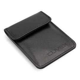 Cuvex Faraday Bag NFC Cards | Faraday Cage | Signal Blocking | Cellular radiation | Wifi, Bluetooth, GPS, RFID, NFC, EMP and EMF | 4,7 x 3,9 x 0,8 inches