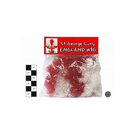 England ST George Cross WM & EM Fussball ROTE UND Weisse Flagge SOUMONCES PERÜCKE