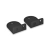WeiSen 2PCS Rear Roof Pillar Light Pod Mounting Brackets for