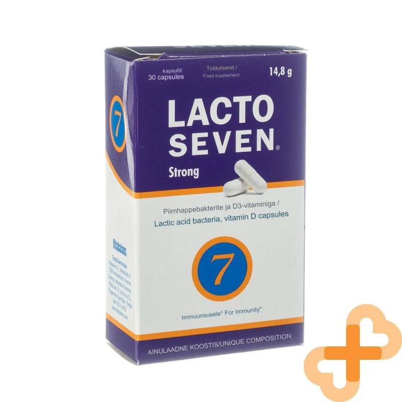 Lacto SEVEN STRONG Lacto Bifido Bacteria Supplement 30 Capsules Probiotic