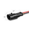 Nilight - 50020R 2Pin Way 16AWG Waterproof Wire 1.5mm Series