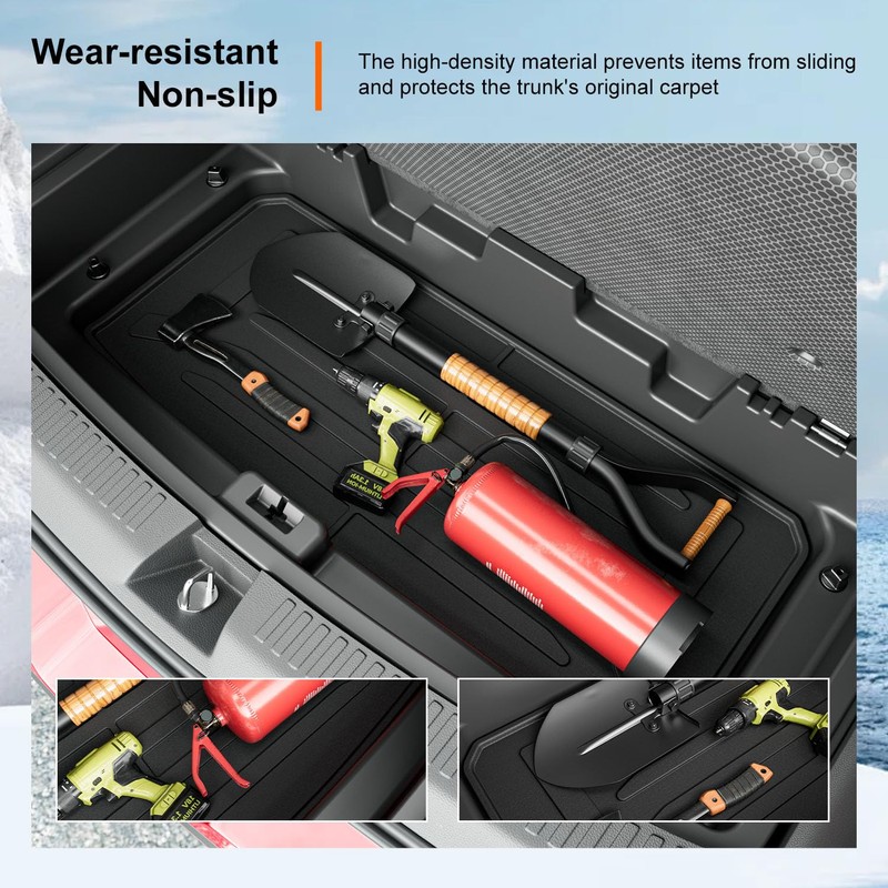 powoq Cargo Mat Compatible with 2024-2026 Chevy Traverse Trunk Mat