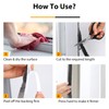 Bruiefpap Self-Adhesive Soundproofing Brush Weather Stripping Door Seal, Sliding Door
